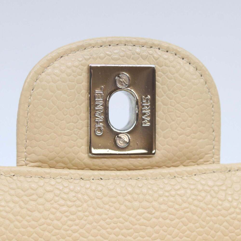 CHANEL Beige Double Flap Matelassé 25 - Picture 8 of 9